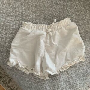 Zara off-white shorts